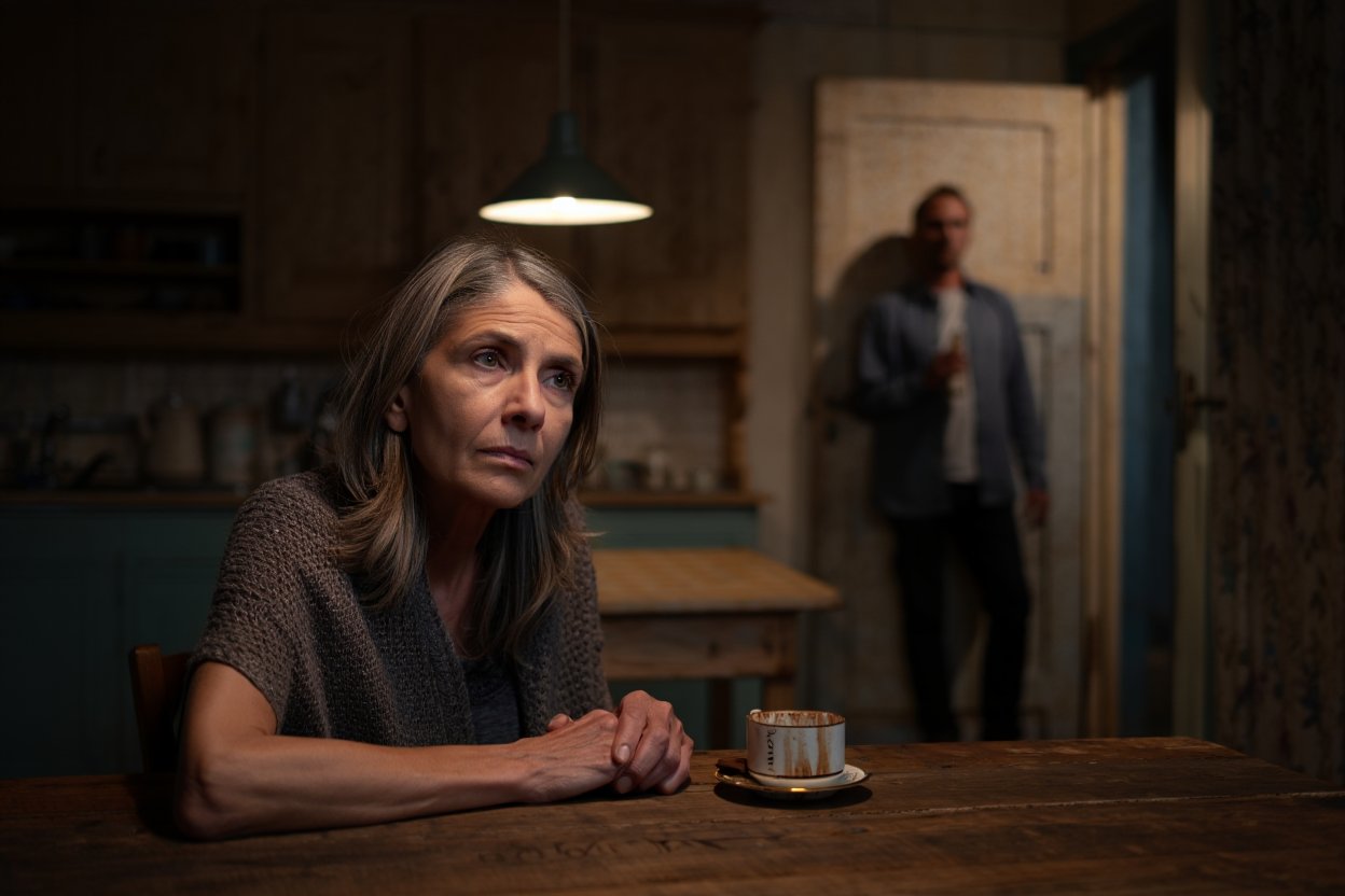 Созависимость губит отношения Напряженная девушка сидит за столом